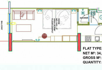 Квартира 1+1 в Ялове, Турция | STE-46989