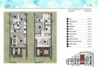 Квартира 1+1 в Мугле, Турция | PTE-45791