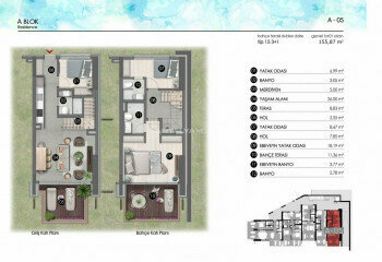 Квартира 1+1 в Мугле, Турция | PTE-45791