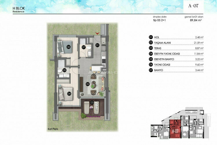 Квартира 3+1 в Мугле, Турция | SBB-45793