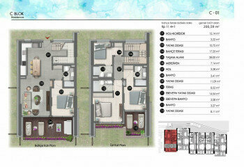 Квартира 3+1 в Мугле, Турция | SBB-45793