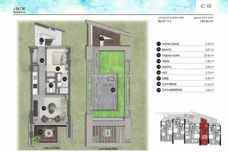 Квартира 4+1 в Мугле, Турция | PKK-45794