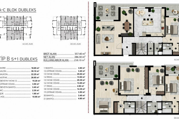 Квартира 3+1 в Бурсе, Турция | STE-46911