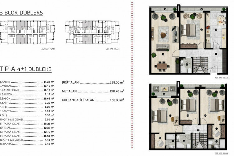 Квартира 3+1 в Бурсе, Турция | STE-46911