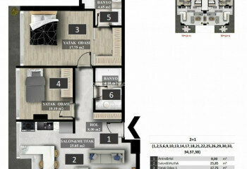 Квартира 2+1 в Анталии, Турция | PBB-45370