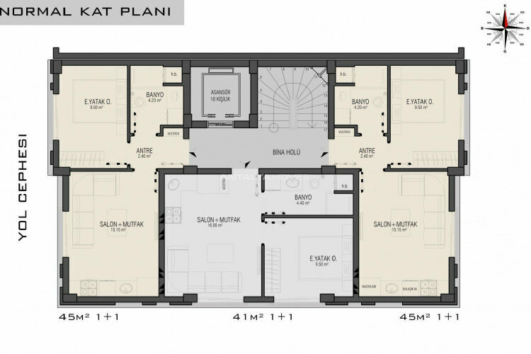 Квартира 2+1 в Муратпаше, Анталия, Турция | PTE-45382
