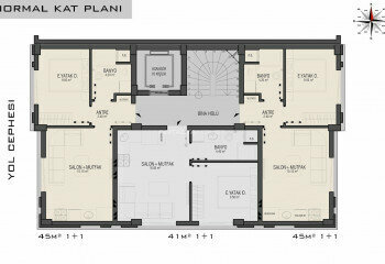 Квартира 2+1 в Муратпаше, Анталия, Турция | PTE-45382