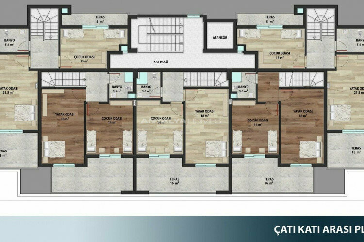 Квартира 2+1 в Анталии, Турция | STE-45275