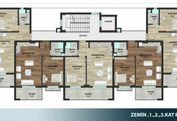 Квартира 2+1 в Анталии, Турция | STE-45275