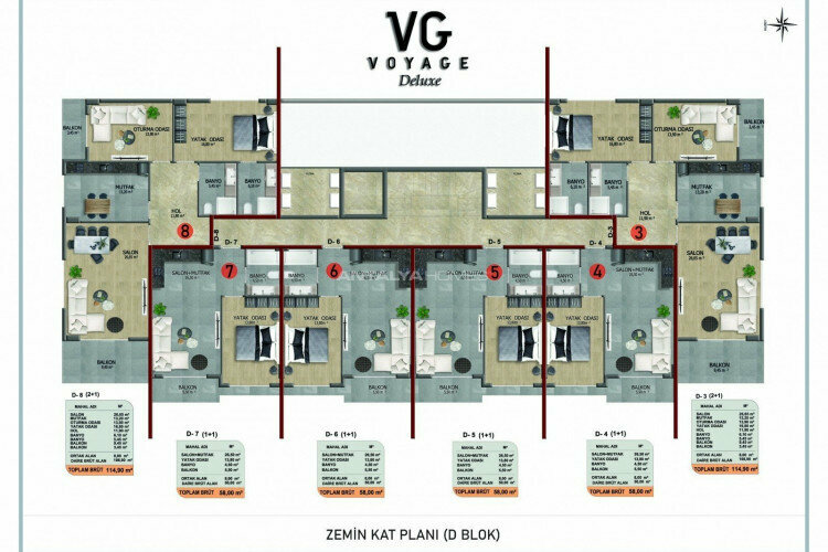 Квартира 4+1 в Анталии, Турция | SBB-45082