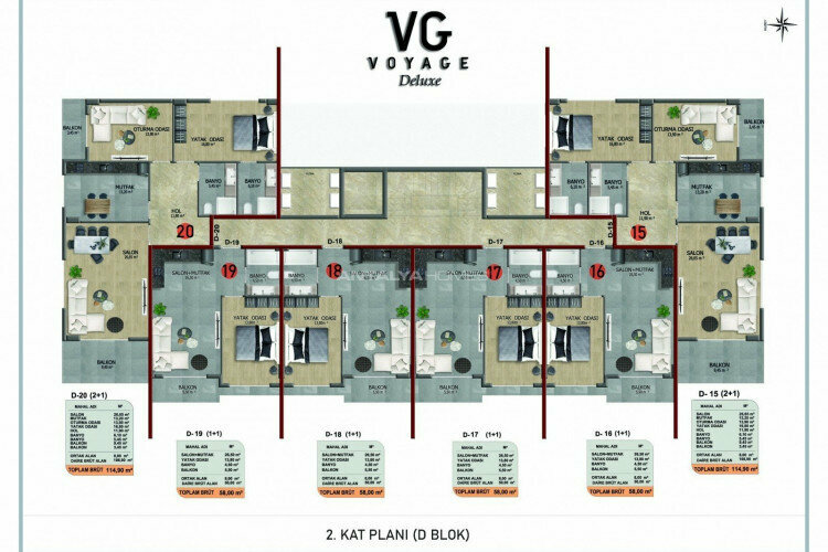 Квартира 4+1 в Анталии, Турция | SBB-45082