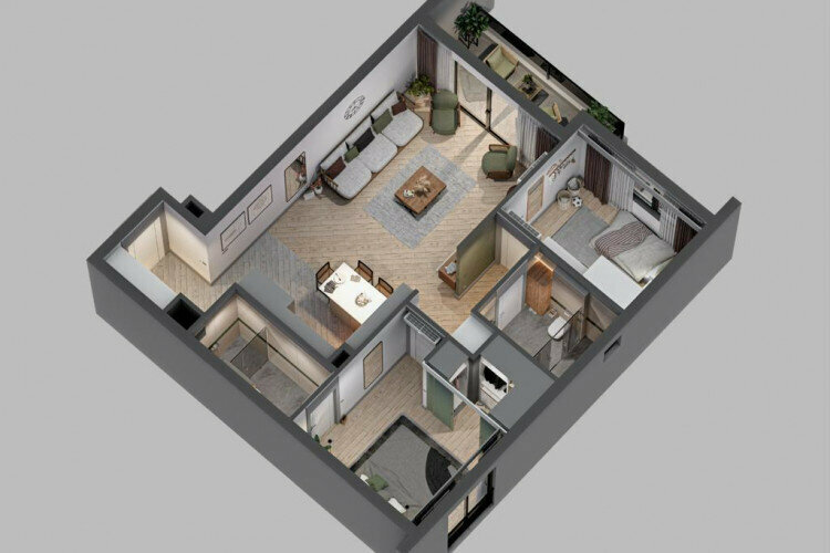 Квартира 2+1 в Муратпаше, Анталия, Турция | SBB-24823