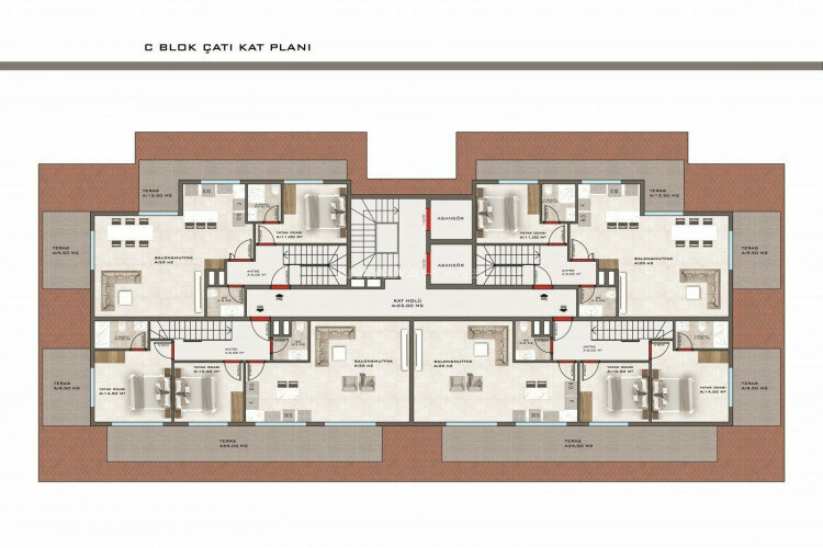 Квартира 3+1 в Анталии, Турция | STE-45218
