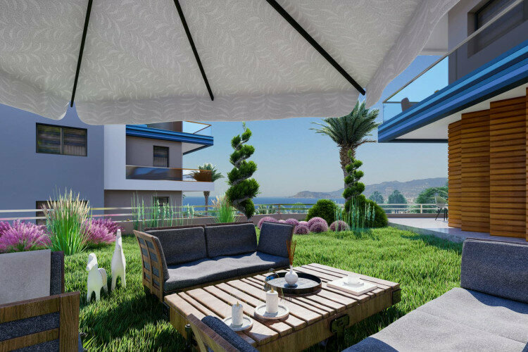 Квартира 2+1 в Каргыджаке, Алания, Турция | STE-44197