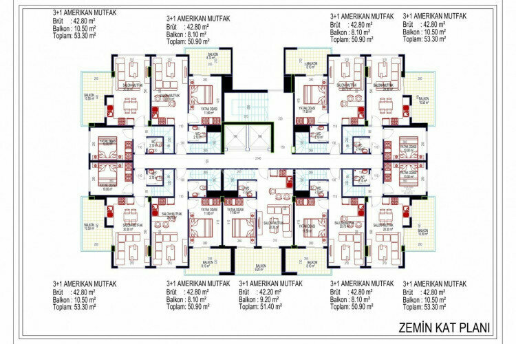 Квартира 1+1 в Анталии, Турция | SBB-44951