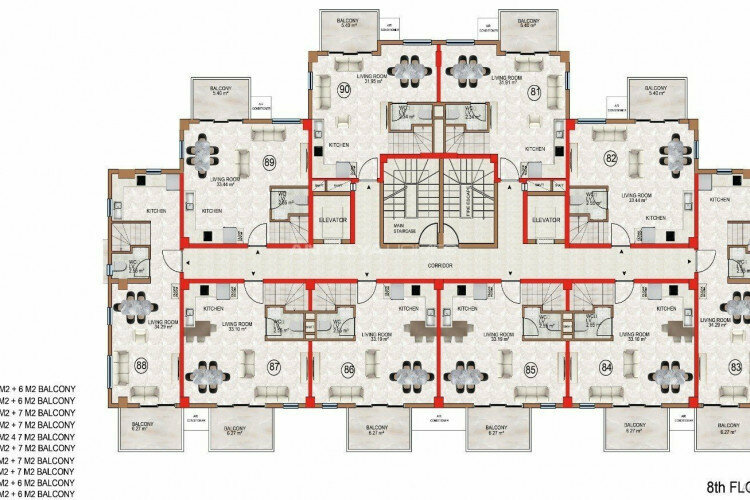 Квартира 2+1 в Анталии, Турция | PTE-45406