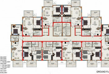 Квартира 2+1 в Анталии, Турция | PTE-45406