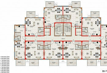 Квартира 2+1 в Анталии, Турция | PTE-45406