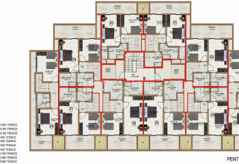 Квартира 2+1 в Анталии, Турция | PTE-45406