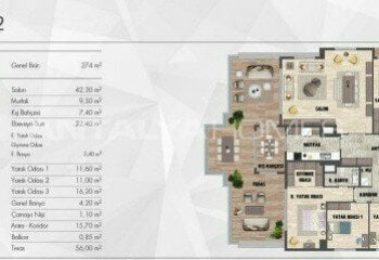 Квартира 2+1 в Картале, Стамбул, Турция | STE-46575