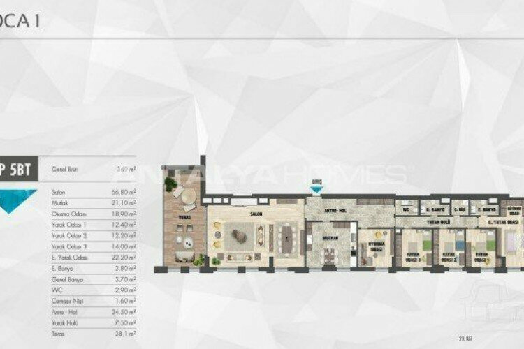 Квартира 3+1 в Картале, Стамбул, Турция | PBB-46576