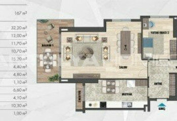 Квартира 3+1 в Картале, Стамбул, Турция | PBB-46576