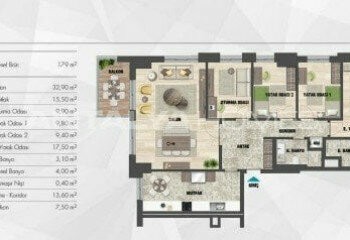 Квартира 3+1 в Картале, Стамбул, Турция | PBB-46576