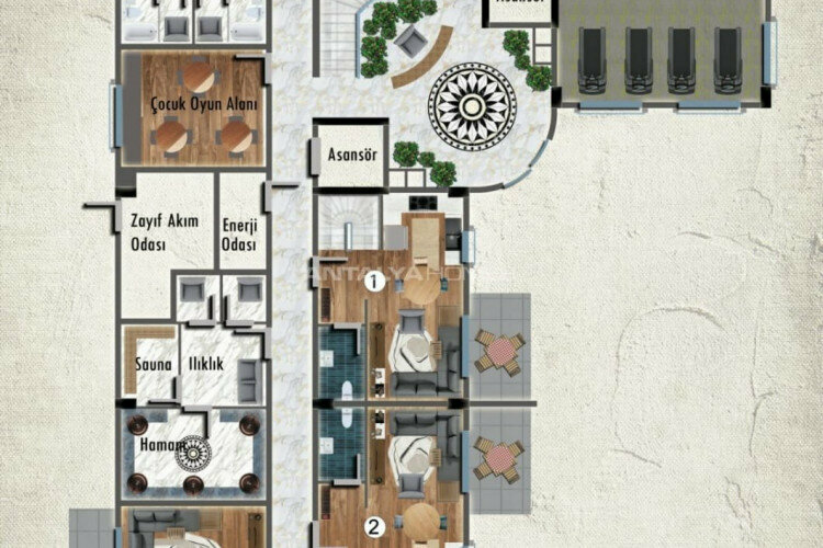 Квартира 2+1 в Анталии, Турция | PTE-45540