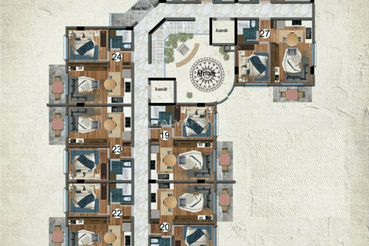 Квартира 2+1 в Анталии, Турция | PTE-45540