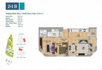 Квартира 1+1 в Картале, Стамбул, Турция | SBB-46406
