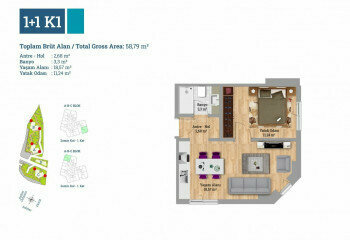 Квартира 3+1 в Картале, Стамбул, Турция | STE-46409