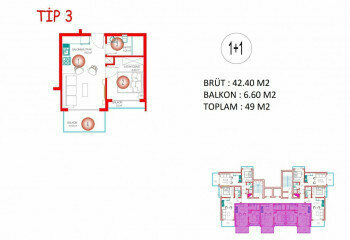 Квартира 2+1 в Анталии, Турция | STE-45420