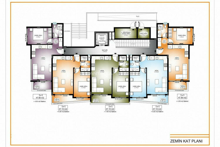 Квартира 1+1 в Анталии, Турция | STE-45575