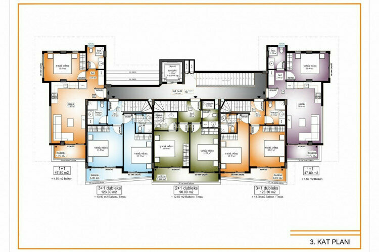 Квартира 3+1 в Анталии, Турция | STE-45577