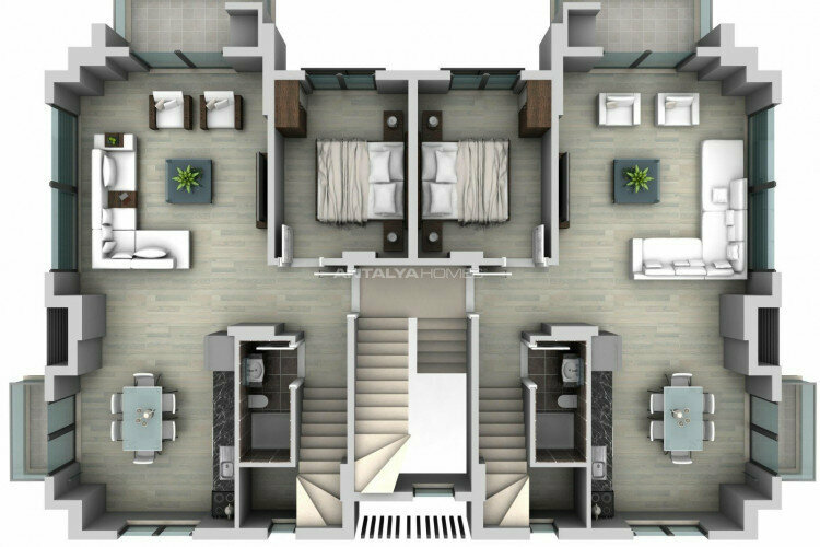 Квартира 2+1 в Мугле, Турция | PKK-45772