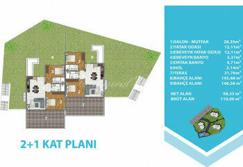 Квартира 2+1 в Бодруме, Турция | PBB-13402