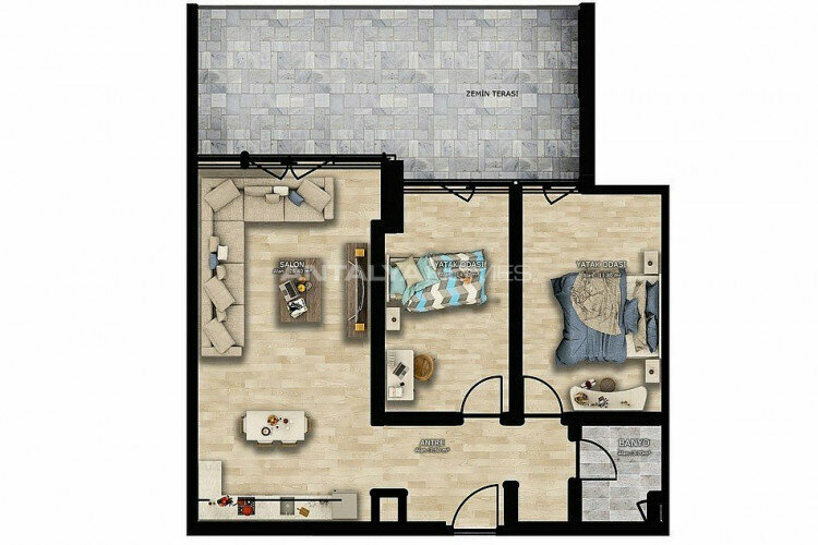 Квартира 3+1 в Трабзоне, Турция | PTE-46854