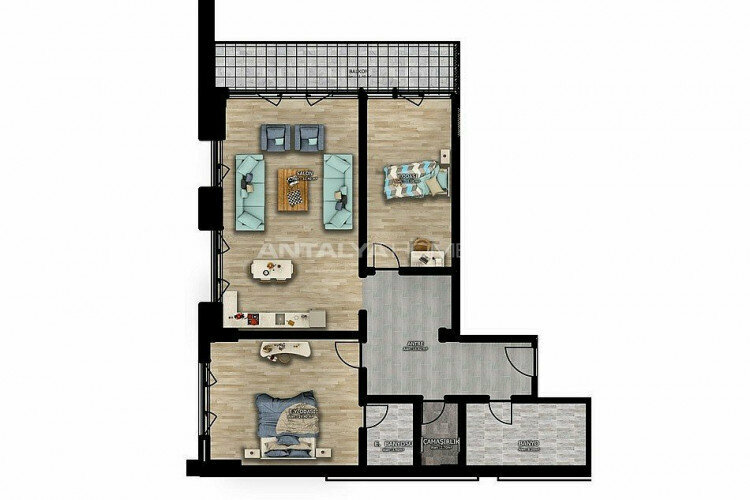 Квартира 3+1 в Трабзоне, Турция | PTE-46854