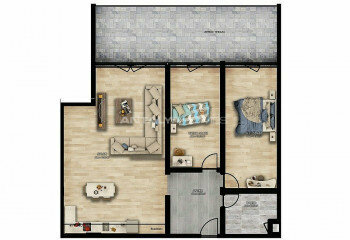 Квартира 3+1 в Трабзоне, Турция | PTE-46854