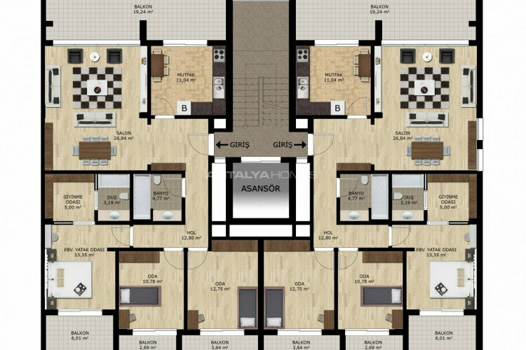 Квартира 3+1 в Бурсе, Турция | PBB-46907