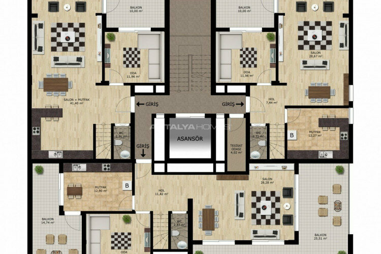 Квартира 3+1 в Бурсе, Турция | PBB-46907