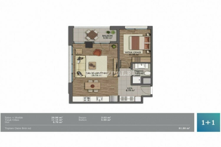 Квартира 4+1 в Стамбуле, Турция | PTE-10796