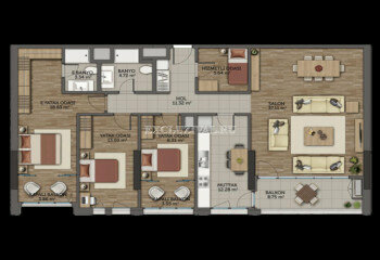 Квартира 4+1 в Стамбуле, Турция | PTE-10796