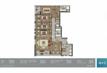 Квартира 4+1 в Стамбуле, Турция | PTE-10796