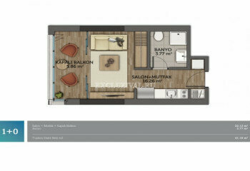 Квартира 4+1 в Стамбуле, Турция | PTE-10796