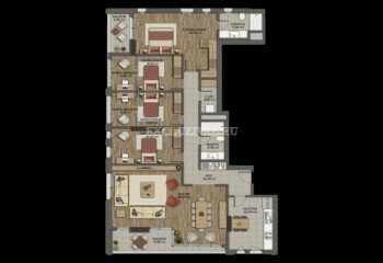 Квартира 4+1 в Стамбуле, Турция | PTE-10796