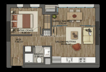 Квартира 4+1 в Стамбуле, Турция | PTE-10796