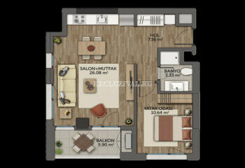 Квартира 4+1 в Стамбуле, Турция | PTE-10796