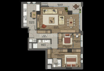 Квартира 4+1 в Стамбуле, Турция | PTE-10796