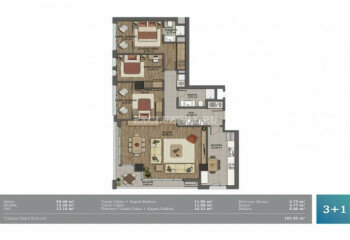 Квартира 4+1 в Стамбуле, Турция | PTE-10796